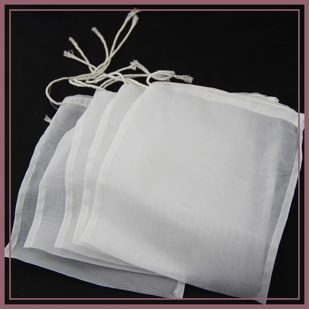 Wine Beer And Cider - 5 Pcs Fine Mesh Nylon Straining