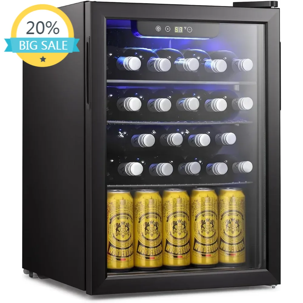Wine Beer Fridge Cabinet - Bestseller24 Bottle Wine Cooler/Cabinet Beverage Refrigerator