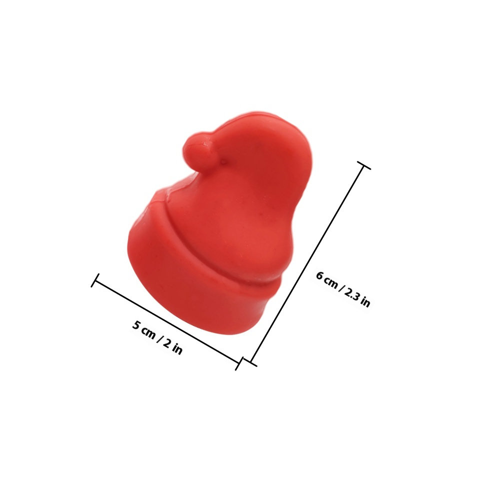 2Pcs Mini Santa Hat Wine Stopp - Wine Beer Hat recension och pris