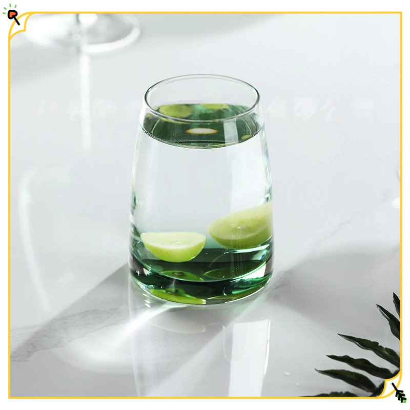 Hand Blown Green Crystal Wine  - Champagne Flute Pair recension och pris