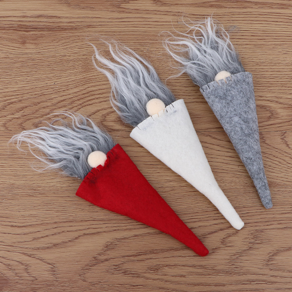 12Pcs Christmas Wine Bottle Co - Wine Beer Hat recension och pris