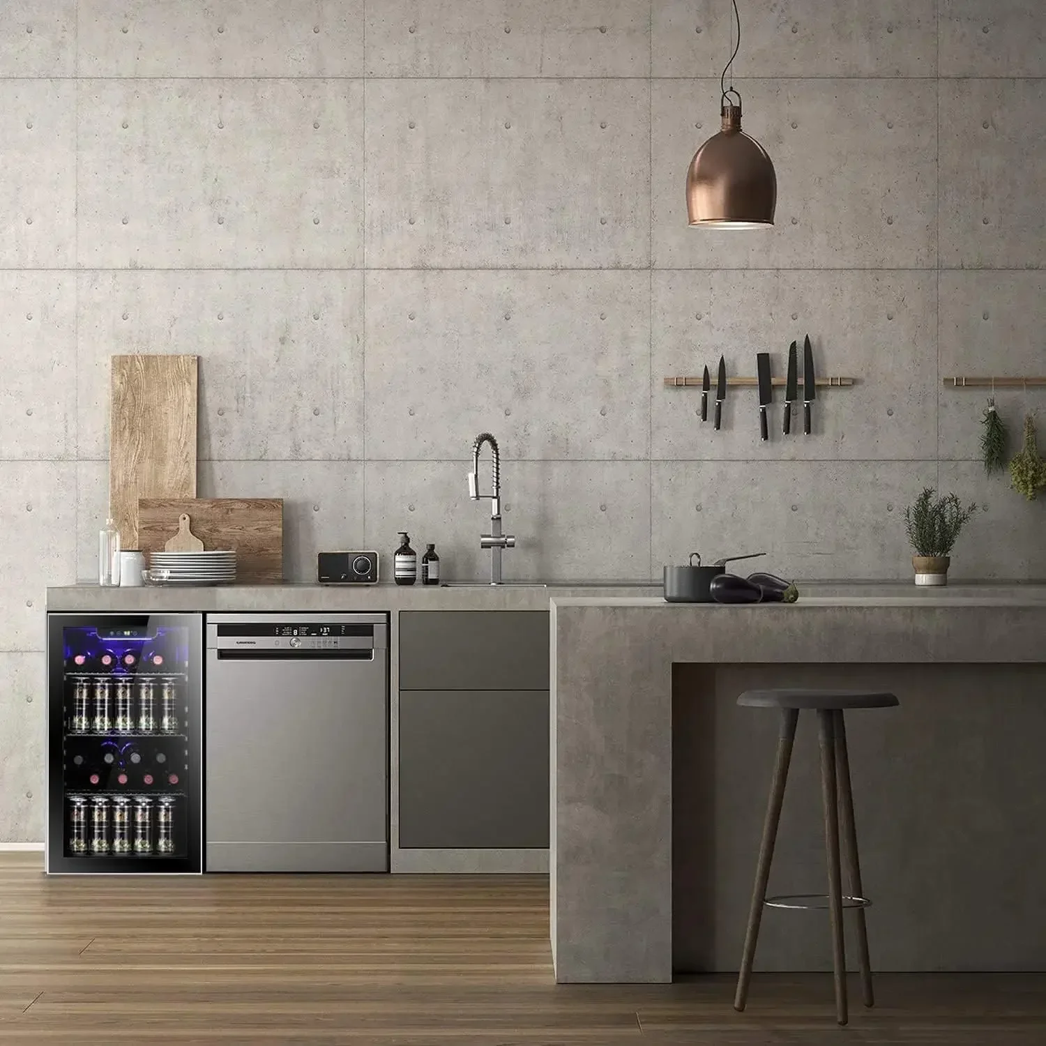 26 Bottle 130 Can Wine Cooler/ - Wine Beer Fridge Cabinet recension och pris