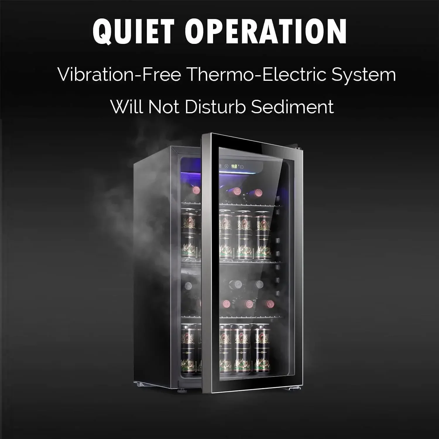 26 Bottle 130 Can Wine Cooler/ - Wine Beer Fridge Cabinet recension och pris