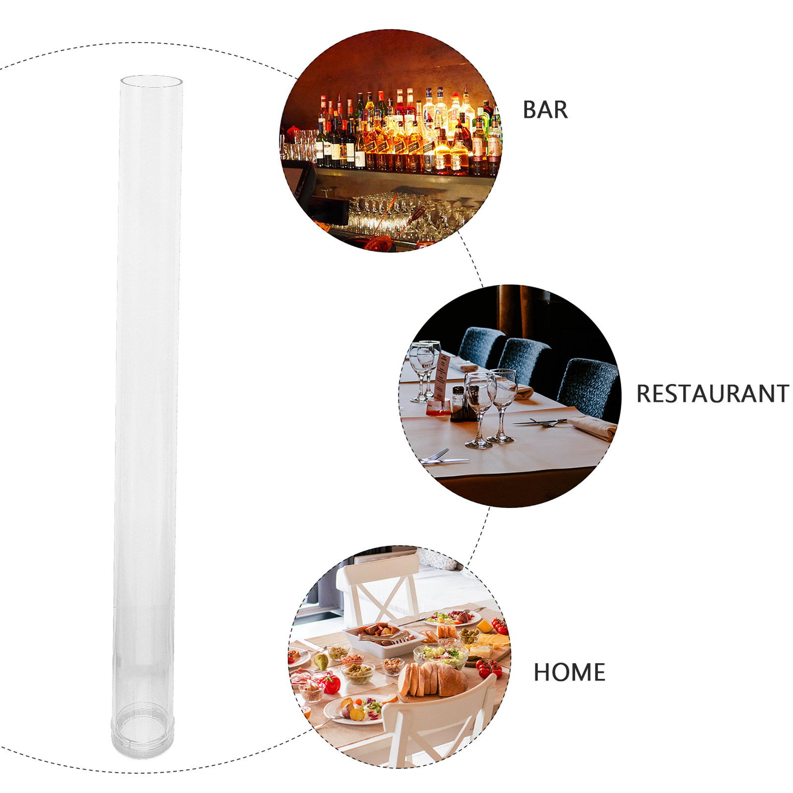 Reusable Ice Column Tube Plast - Wine Beer Whiskey Youtube recension och pris