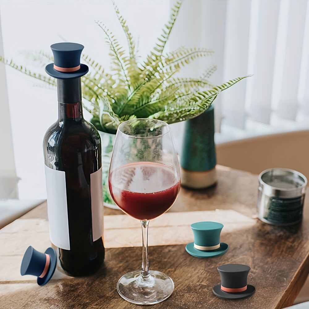 Top Hat Shaped Silicone Wine B - Wine Beer Hat recension och pris