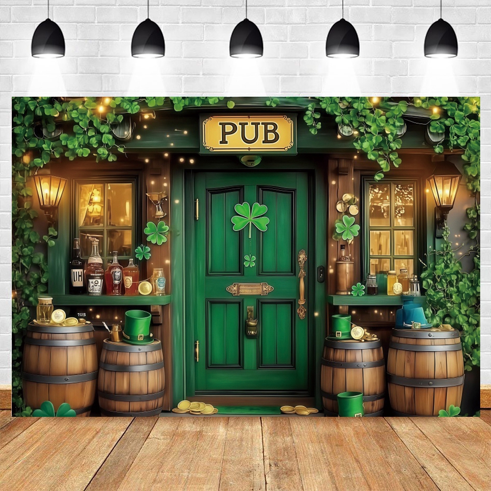 St. Patrick's Day Backdrop Ban - Beer And Wine Festival recension och pris