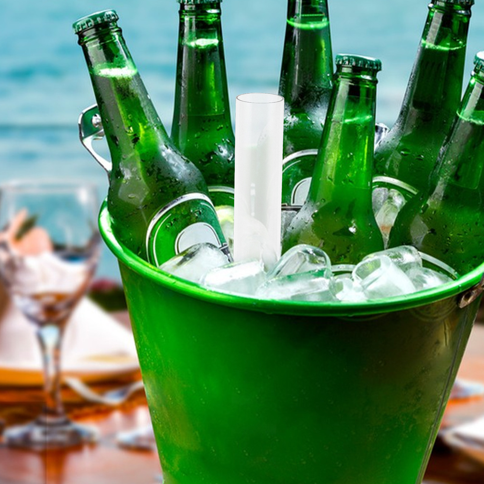 Reusable Ice Column Tube Plast - Wine Beer Whiskey Youtube recension och pris