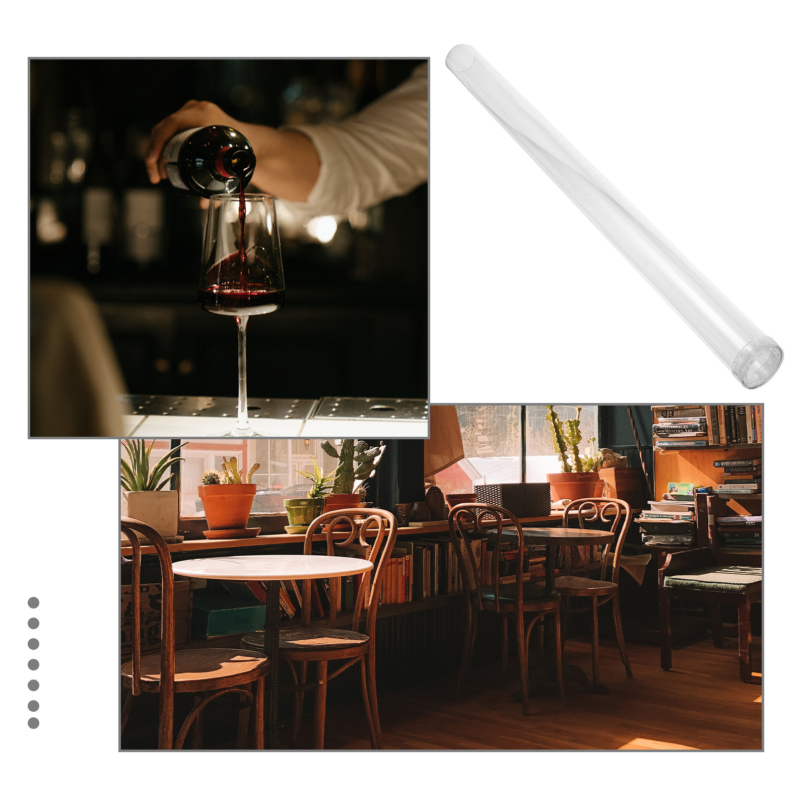 Reusable Ice Column Tube Plast - Wine Beer Whiskey Youtube recension och pris