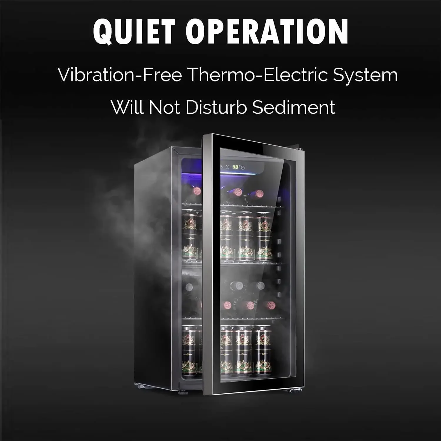 26 Bottle 130 Can Wine Cooler/ - Wine Beer Mini Fridge recension och pris