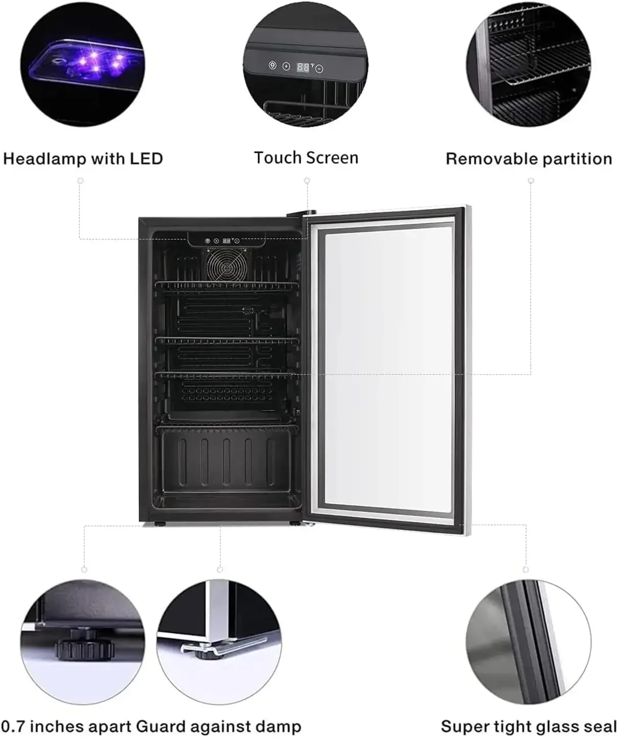 26 Bottle 130 Can Wine Cooler/ - Wine Beer Mini Fridge recension och pris