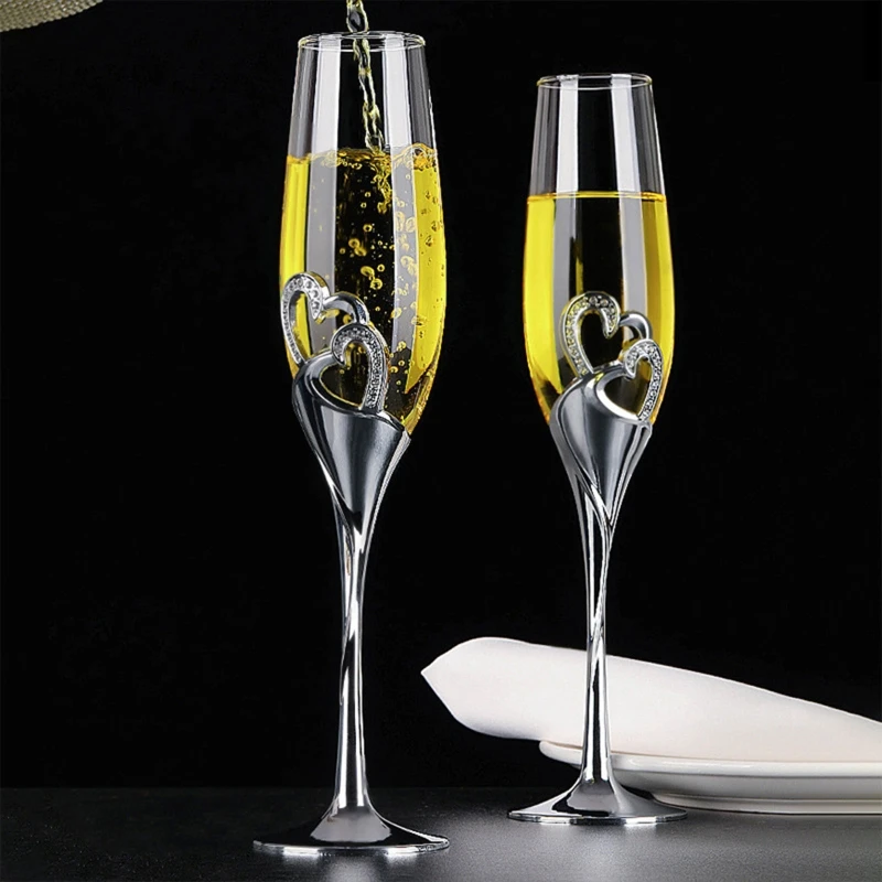 2pcs Wedding Champagne Glass S - Champagne Flute Pair recension och pris