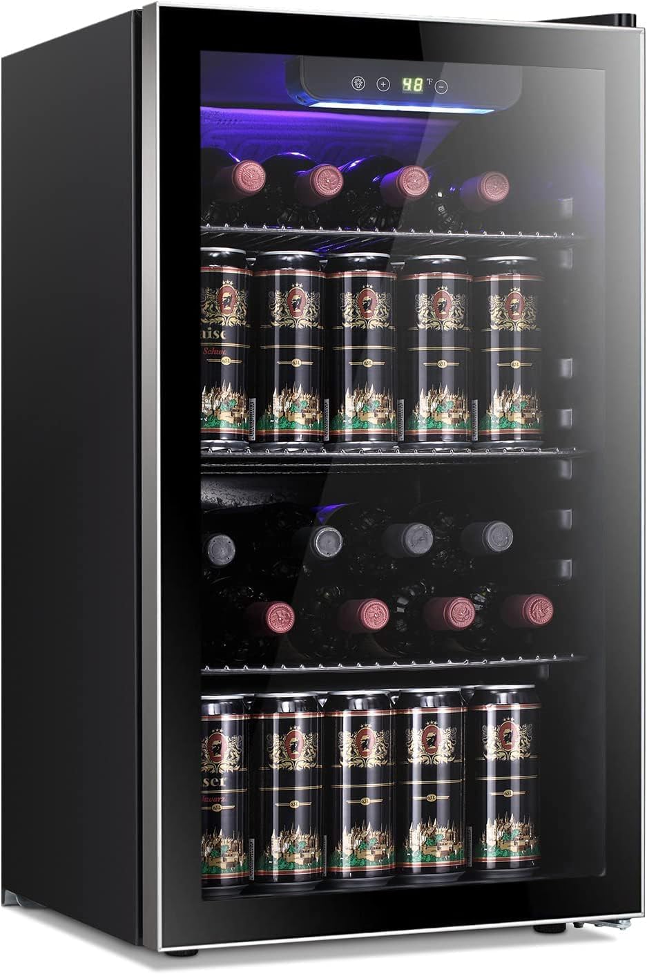 26 Bottle 130 Can Wine Cooler/ - Wine Beer Fridge Cabinet recension och pris