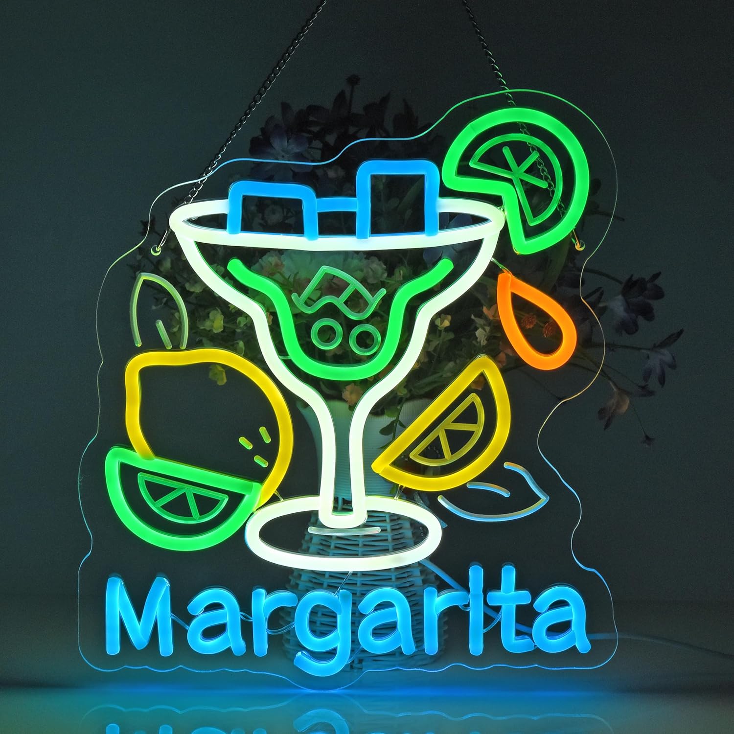 Margarita Neon Sign Wall Art D - Beer & Wine Jockey Plaza Shopping recension och pris