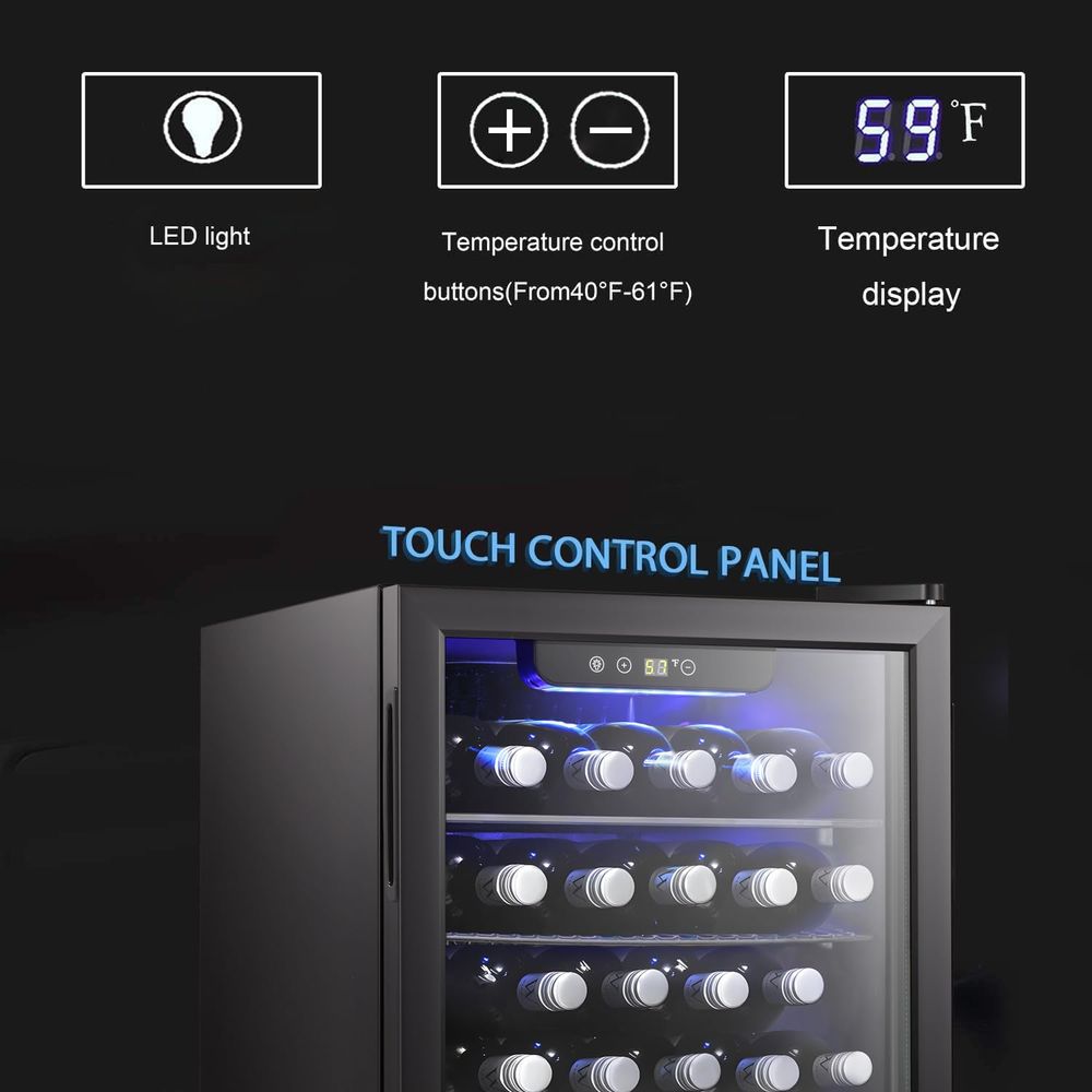 16 Bottle Wine Cooler Cabinet  - Wine Beer Fridge Cabinet recension och pris