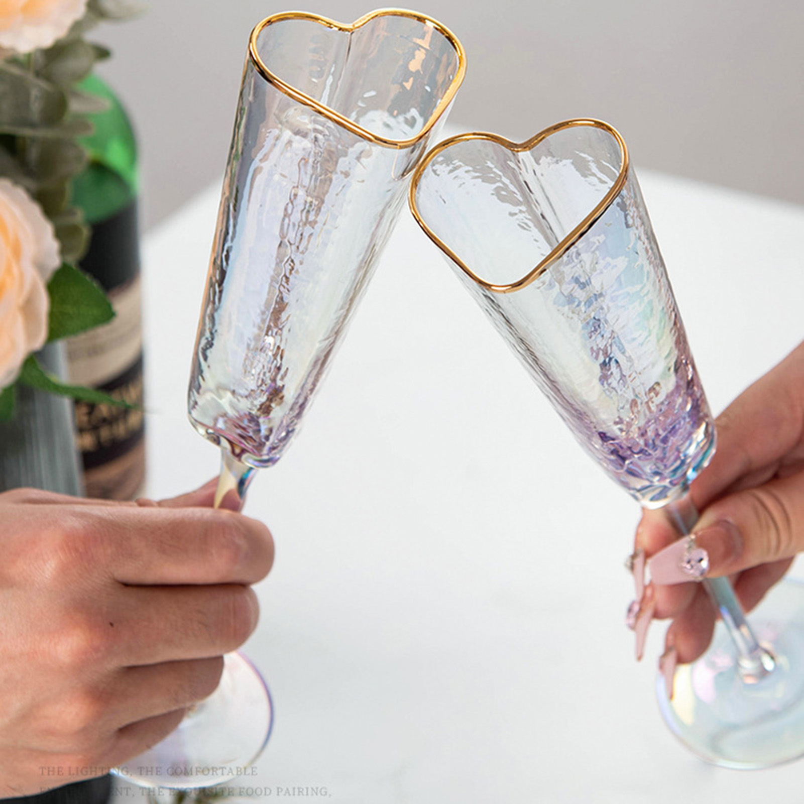 Household Stylish Wine Cups Go - Champagne Flute Pair recension och pris
