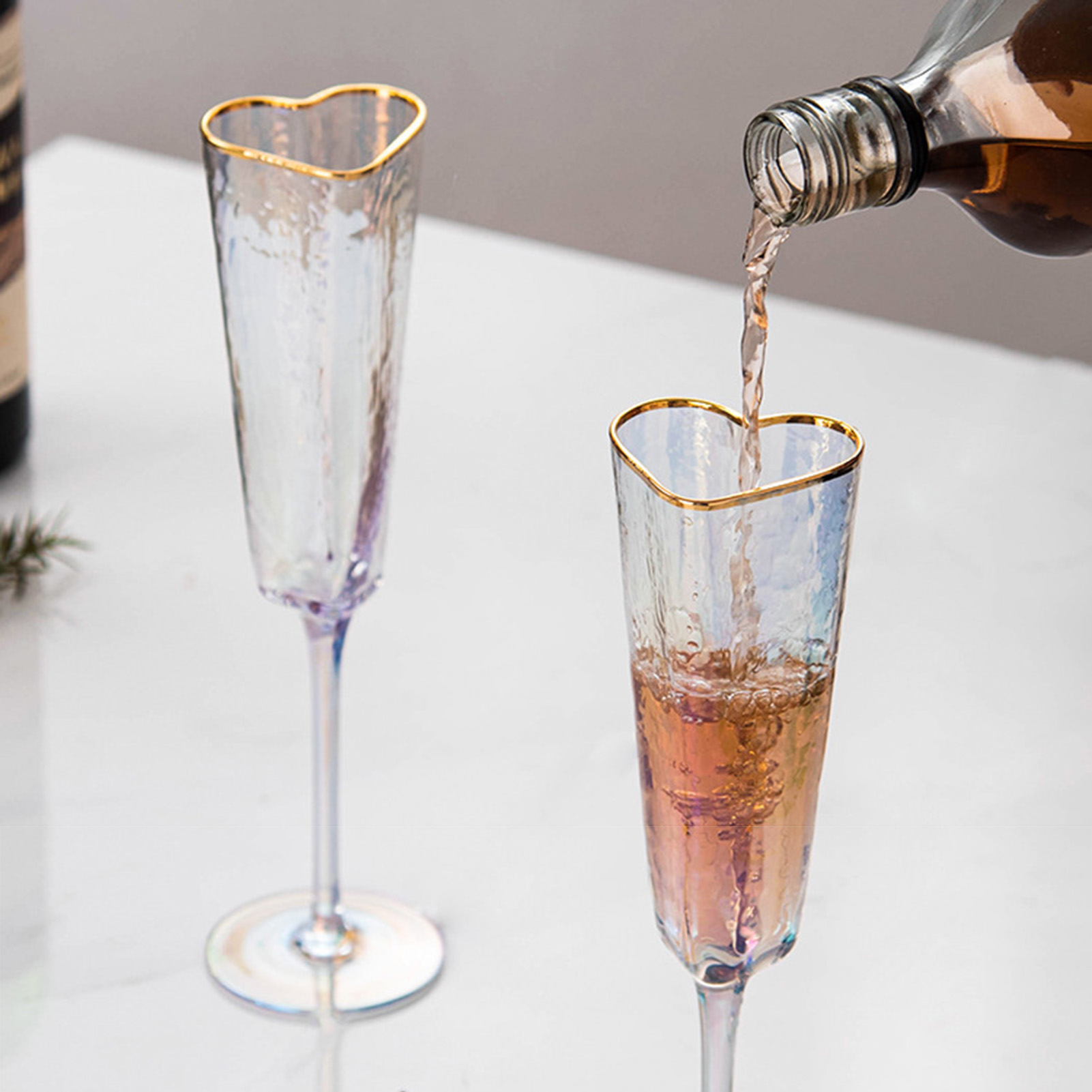 Household Stylish Wine Cups Go - Champagne Flute Pair recension och pris