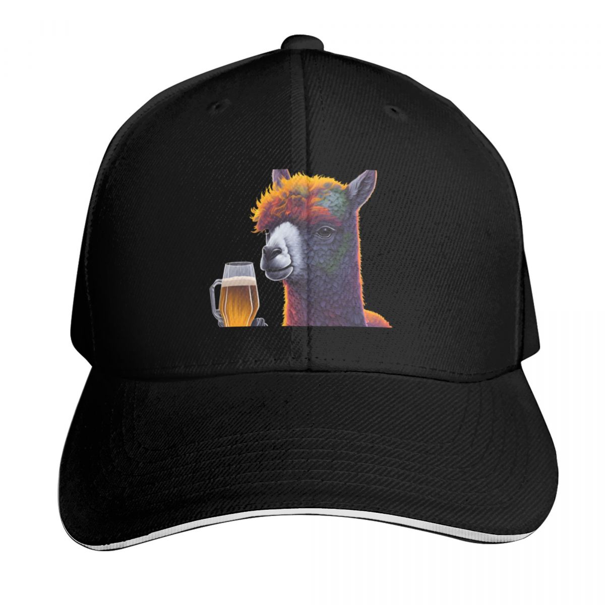 Llama Alpaca Camel drinking be - Wine Beer Hat recension och pris