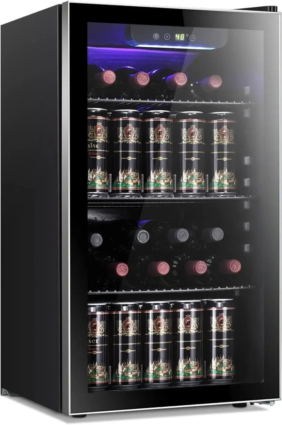 26 Bottle 130 Can Wine Cooler/ - Wine Beer Fridge Cabinet recension och pris