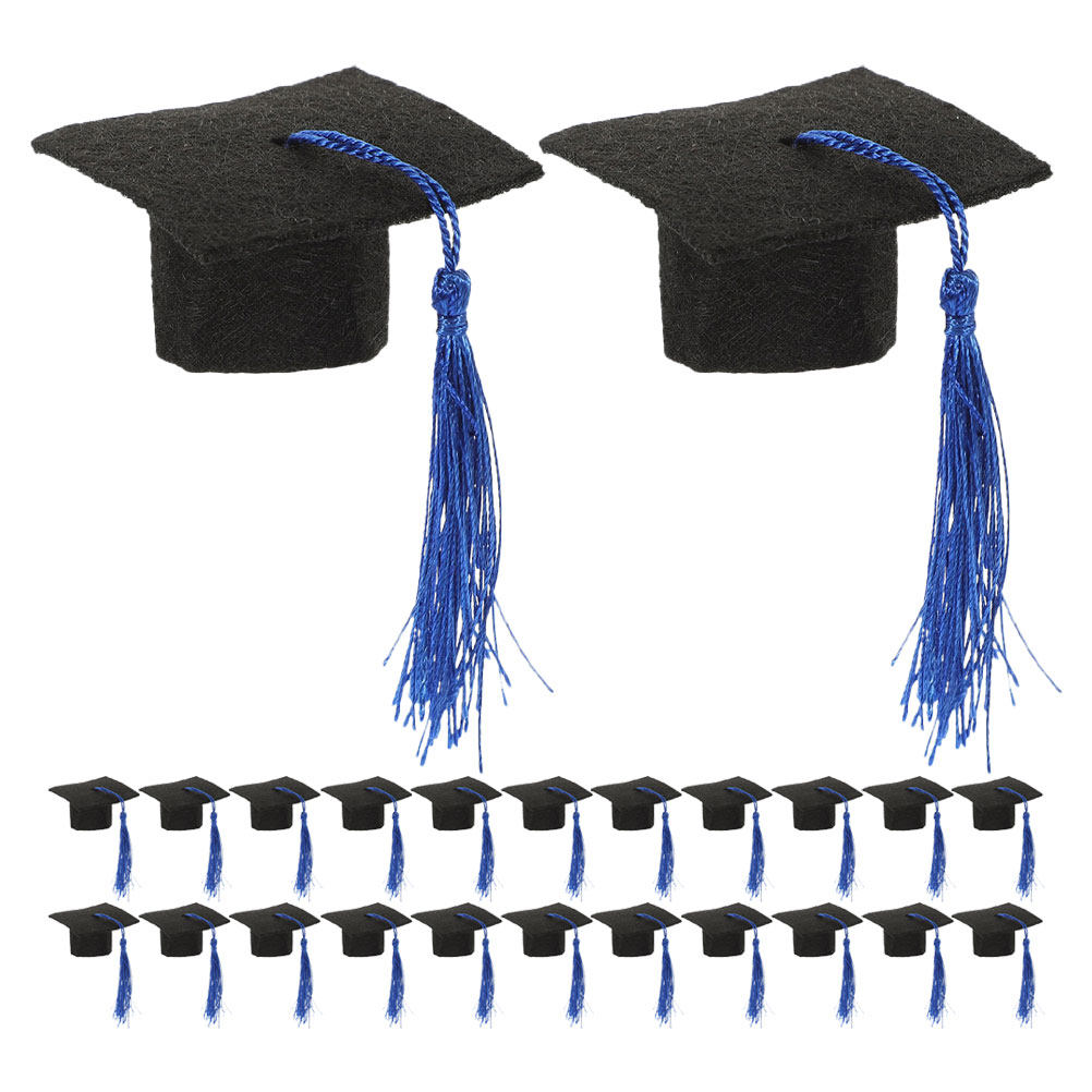 24Pcs Mini Graduation Hats Tas - Wine Beer Hat recension och pris