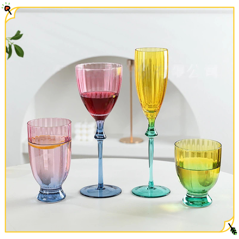Lujing Vintage Two Tone Beaded - Champagne Flute Pair recension och pris