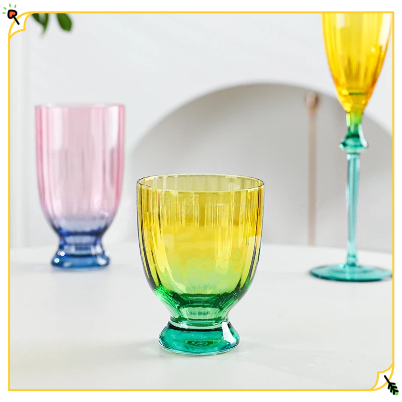 Lujing Vintage Two Tone Beaded - Champagne Flute Pair recension och pris