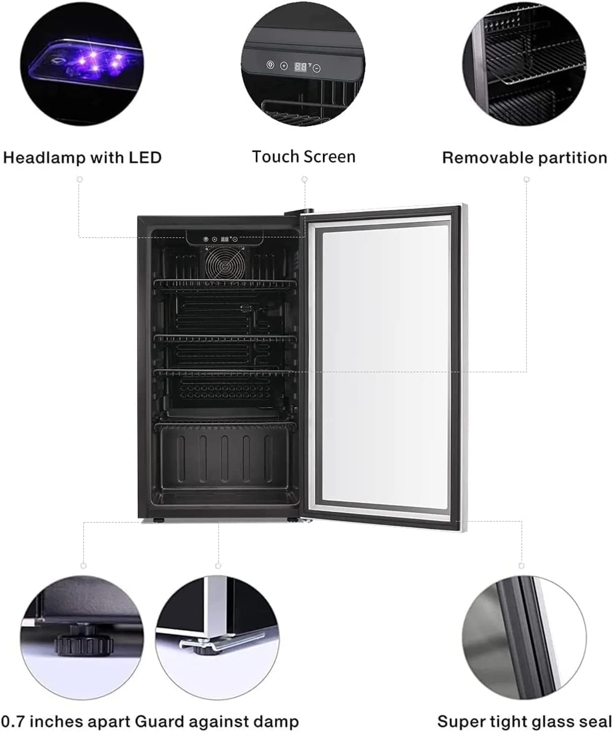 26 Bottle 130 Can Wine Cooler/ - Wine Beer Mini Fridge recension och pris
