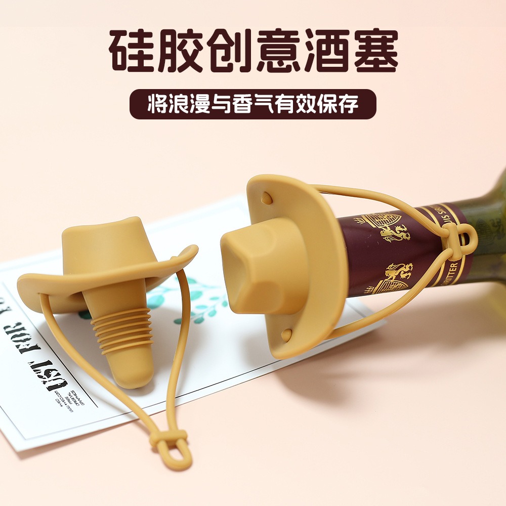Creative Cowboy Hat Wine Cork  - Wine Beer Hat recension och pris