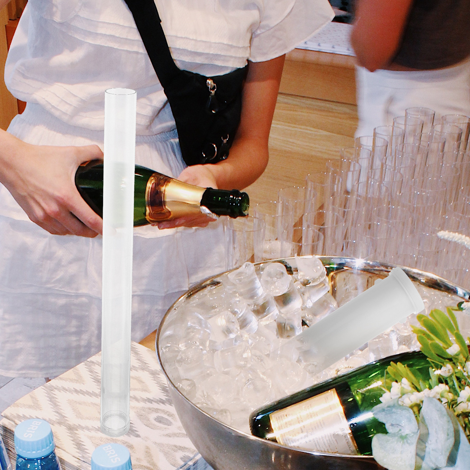 Plastic Ice Column Tube Reusab - Wine Beer Whiskey Youtube recension och pris