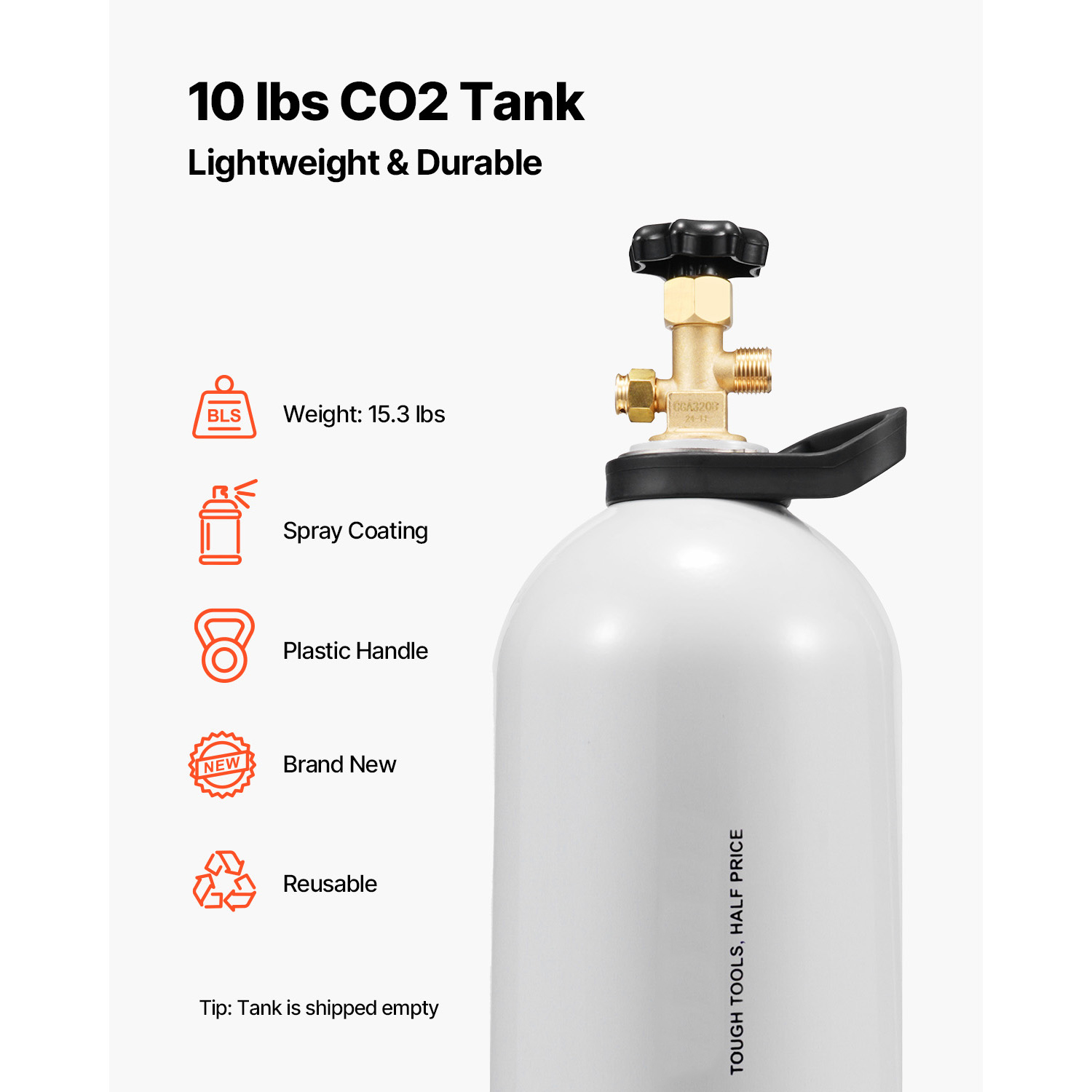 SucceBuy CO2 Tank 10 lbs New A - Beer & Wine Jockey Plaza Shopping recension och pris
