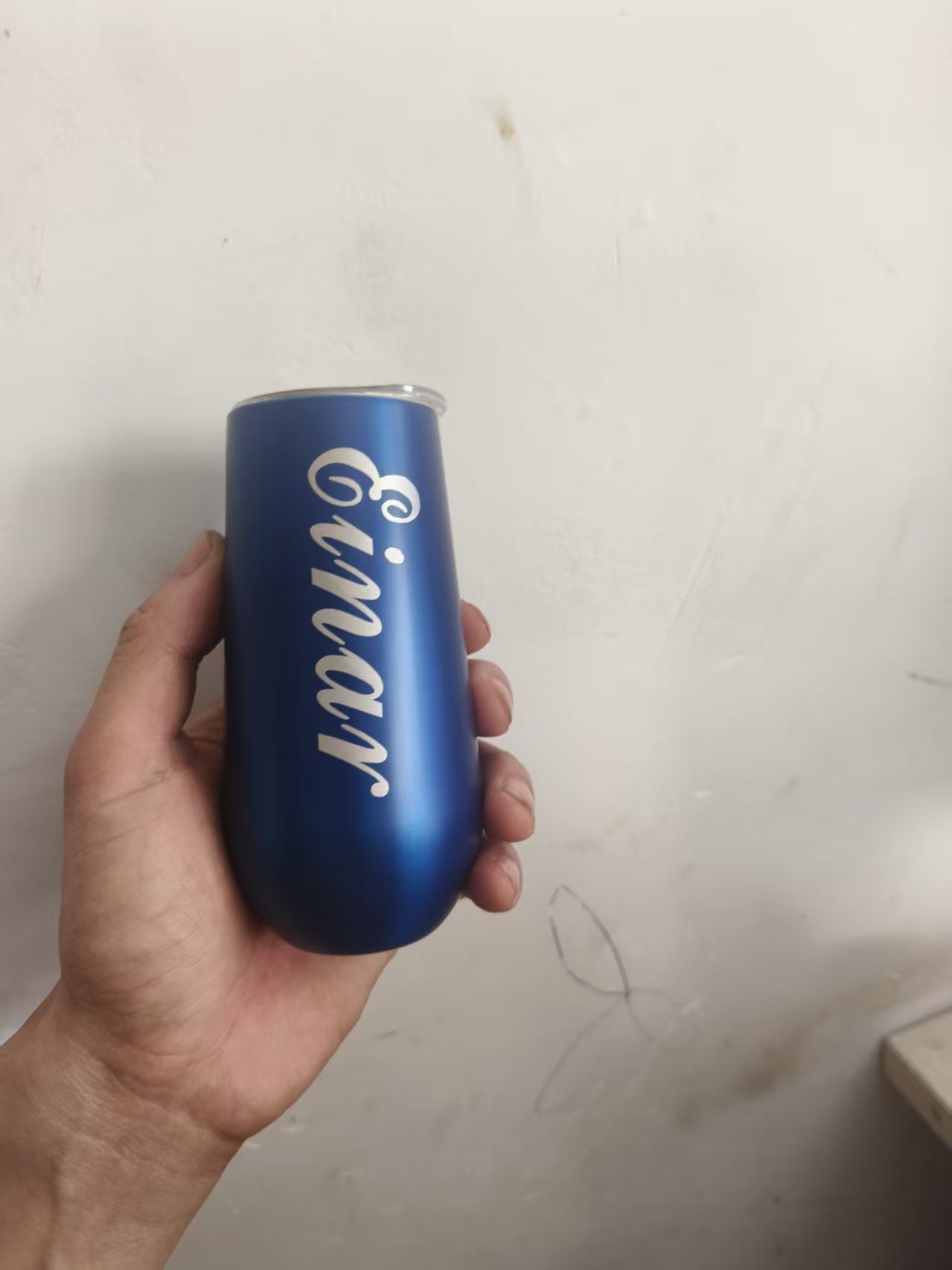 custom wedding name 6oz Stainl - Beer Wine Glass Name recension och pris